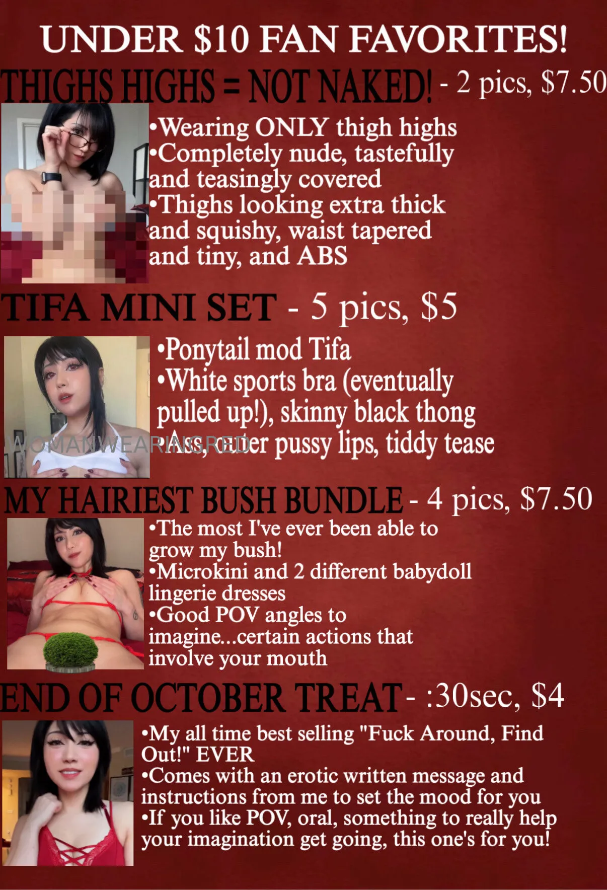 Mika❤️ OnlyFans exclusive photo 2 - womanwearingred premium content